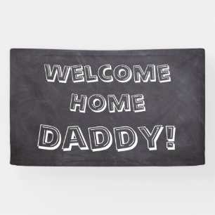 Custom Welcome Home Banner Chalkboard Personalised
