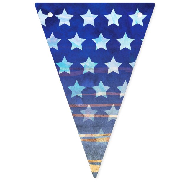 Custom Welcome Home Stars Stripes Bunting Bunting Flags (First Flag)