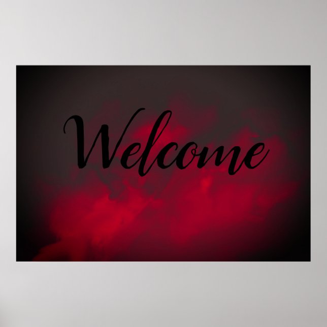 Custom Welcome Poster (Front)