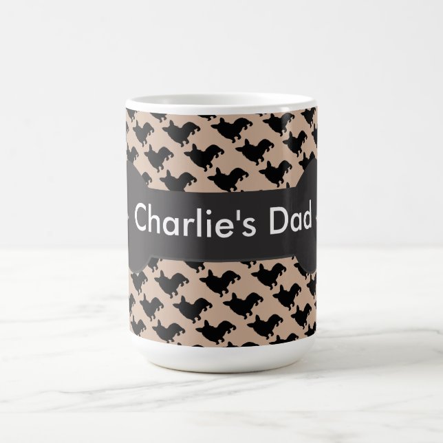 Custom Welsh Corgi Dad Coffee Mug (Center)