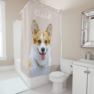 Custom Welsh Corgi Dog Personalized Drawing Show