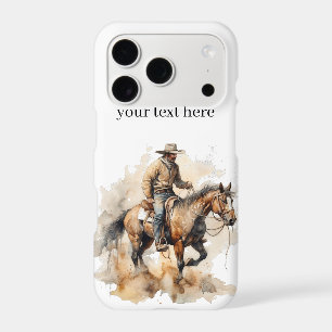 Custom Western Cowboy Horseback Art