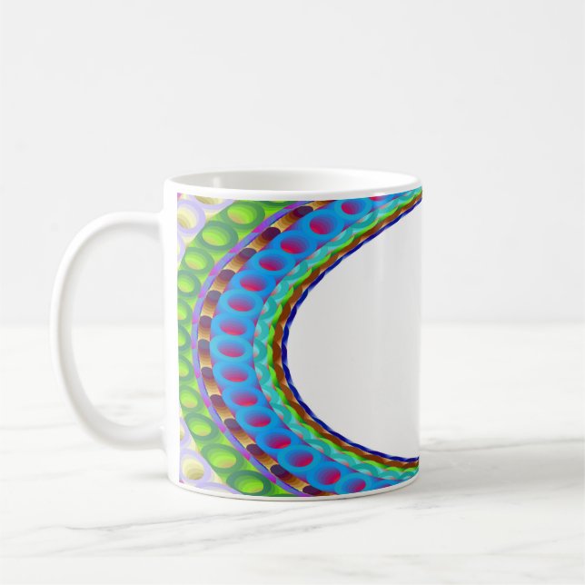 Custom White Centre A7 Coffee Cup (Left)