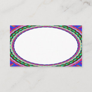 Custom White Centre B1 Business Cards