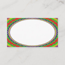 Custom White Centre B3 Business Cards