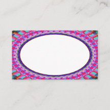 Custom White Centre B9 Business Cards