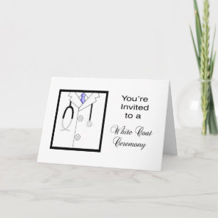 Custom White Coat Ceremony Invitation