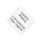 Custom White COCKTAIL Disposable Paper Napkins