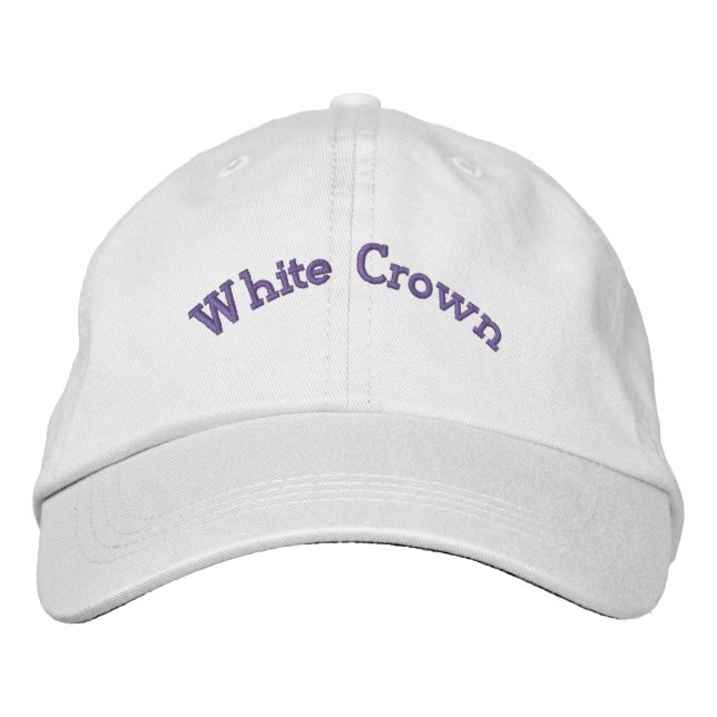 Custom White Crown Looking Beautiful-Hat Cool Fits Embroidered Hat (Front)