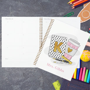 Custom White Kindergarten Enseignant École Café