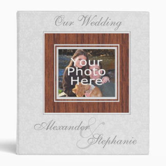 Custom White Lace Wedding Photo Album Binder