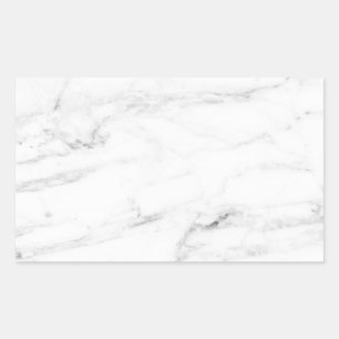 Custom White Marble Blank Elegant Template Sticker