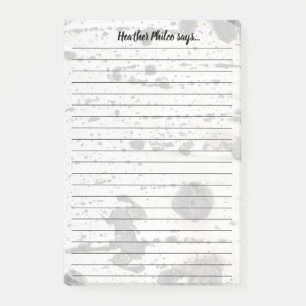 Custom White Quaking Aspen Tree Bark Texture Post-it Notes