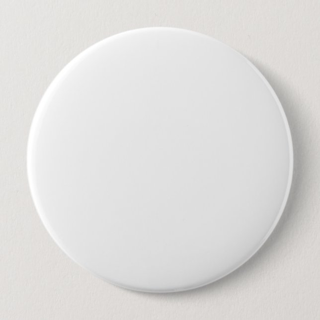 Custom white simple Design Add Photo or Text 4 Inch Round Button (Front)