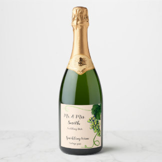 Custom White Wine Bottle Label