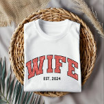 Custom Wife Shirt, Anniversary & Birthday Gift T-Shirt<br><div class="desc">Shine bright with our custom glitter 'Wifey' shirt! Perfect for wives, moms, and women on birthdays, anniversaries, Mother’s Day, or as wedding gifts. wifey shirt, custom wifey shirt, personalized wife shirt, glitter wife shirt, wedding gift shirt, anniversary gift shirt, birthday gift shirt, Mother’s Day gift, wife gift shirt, custom glitter...</div>