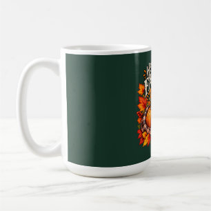 Custom Wild Autumn Pumpkin Coffee Cozy Fall Mug