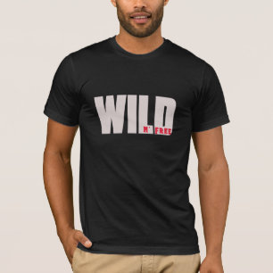 Custom Wild Free Trendy Graphic Tee Personalized