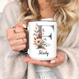 Custom Wildflower Coffee Mug for Moms or Grandmas