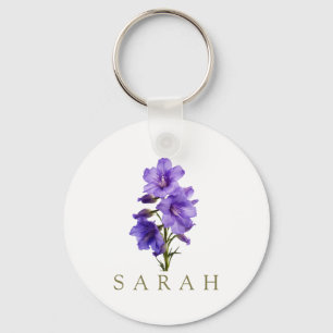 Custom Wildflower Keychain