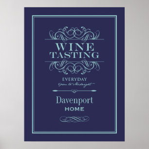 Custom Wine Tasting Art Print - Home Decor