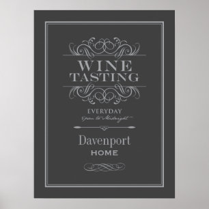 Custom Wine Tasting Art Print - Home Decor