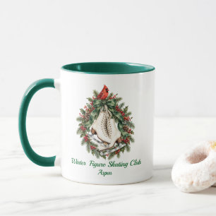 Custom Winter Figure Skating Club Cardinal Mug