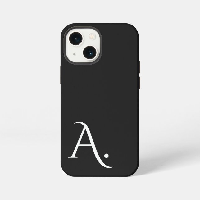 Custom with Initial Name iPhone Case (Back)