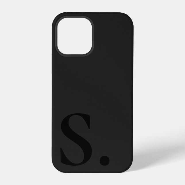 Custom with Initial Name iPhone Case (Back)