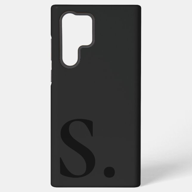 Custom with Initial Name Samsung Galaxy S22 Ultra Case (Back)