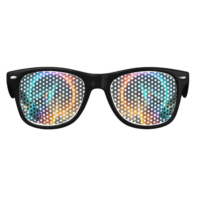 Custom Wolf Lens Glasses, Unique Animal Design Eye Kids Sunglasses (Front)