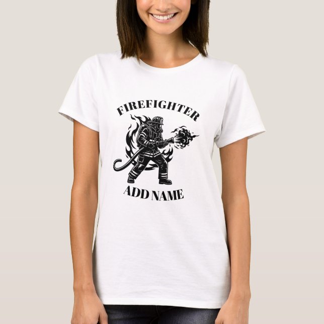 Custom Women’s Firefighter T-Shirt (Devant)