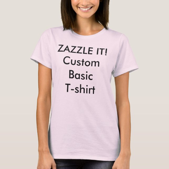 Custom Women's Basic T-shirt Blank (Front)