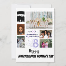 Custom Women's Day 8 Photo Collage  