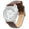 Custom Women's Fashion Classic Black Leather Strap