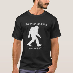 Custom Womens Mens Girlfriend Funny Big Foot T-Shirt