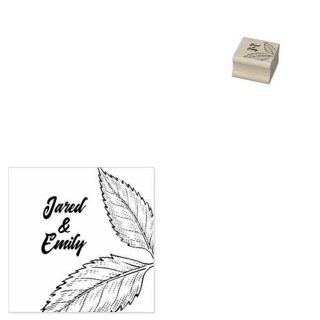 Custom Wood Art Stamp (Stamped)