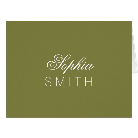 Custom Woodbine Elegant Card