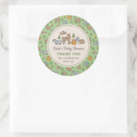 Custom Woodland Animals Baby Shower