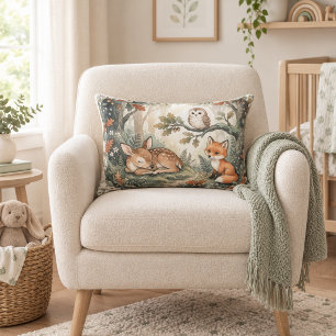 Custom Woodland Nursery Accent Pillow