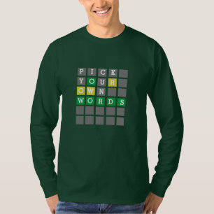 Custom Wordle T-Shirt