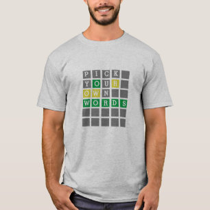 Custom Wordle T-Shirt
