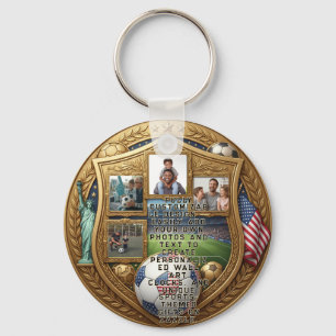 Custom World Cup Family Keychain