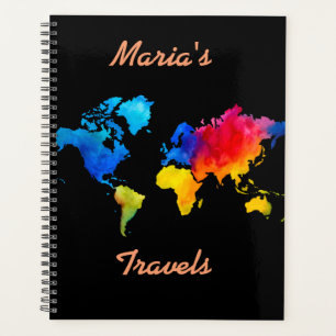 Custom. World Map. Planner