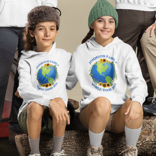 Custom World Tour Earth in Sunflowers Cool Kids