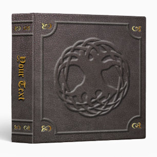 Custom World Tree Book of Shadows Binder