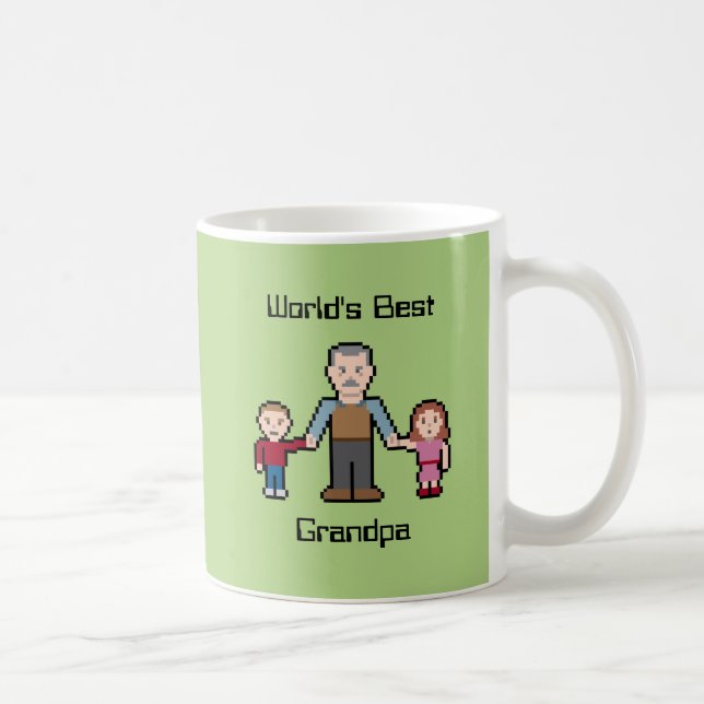 Custom World's Best Grandpa Coffee Mug (Right)