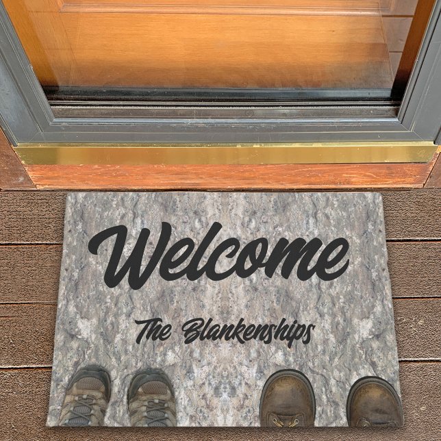 Custom Worn Out Boots WELCOME Doormat (Creator Uploaded)