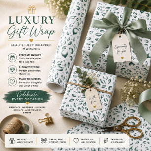 Custom Wrapping Paper   Silver & Holiday Designs