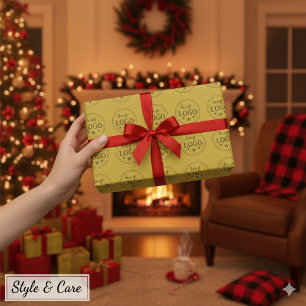Custom Wrapping Paper with Your Logo Design